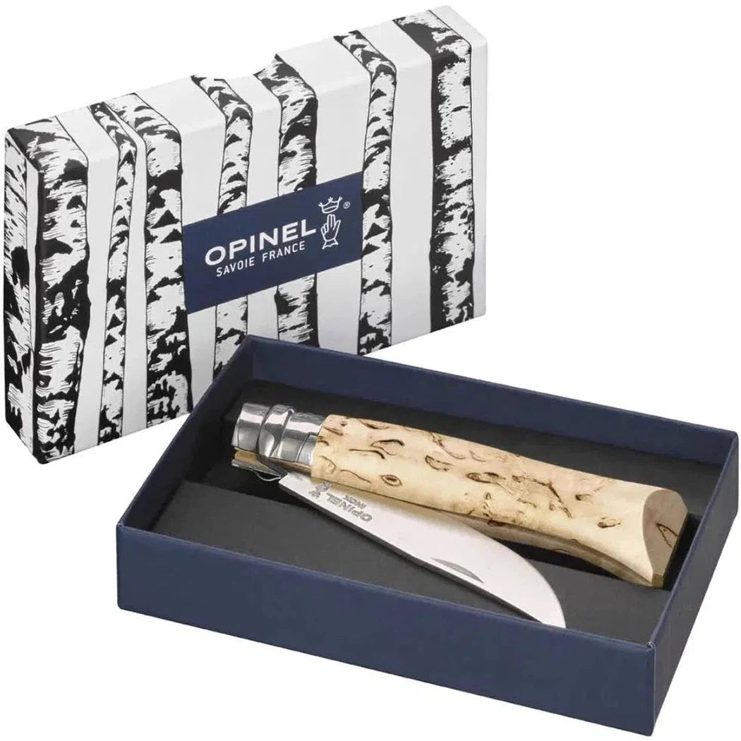 Opinel No.08 Limited Edition - "Sampo" Curly Birch-Camping - Accessories - Knives-Appalachian Outfitters