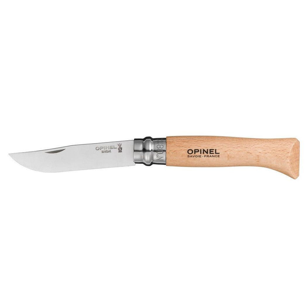 Opinel No.8 Stainless Folding Knife-Camping - Accessories - Knives-Appalachian Outfitters