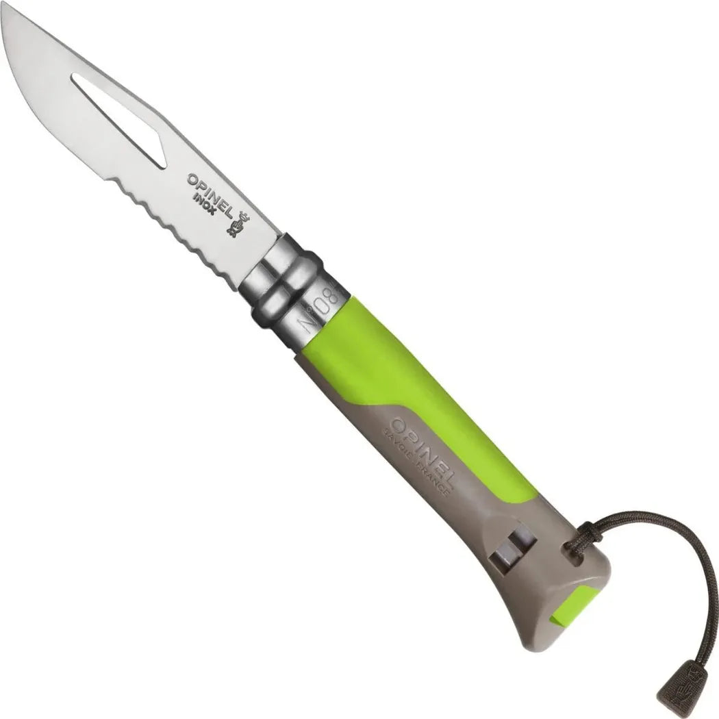 Opinel No.8 Stainless Steel Folding Knife - Outdoor-Camping - Accessories - Knives-Green-Appalachian Outfitters