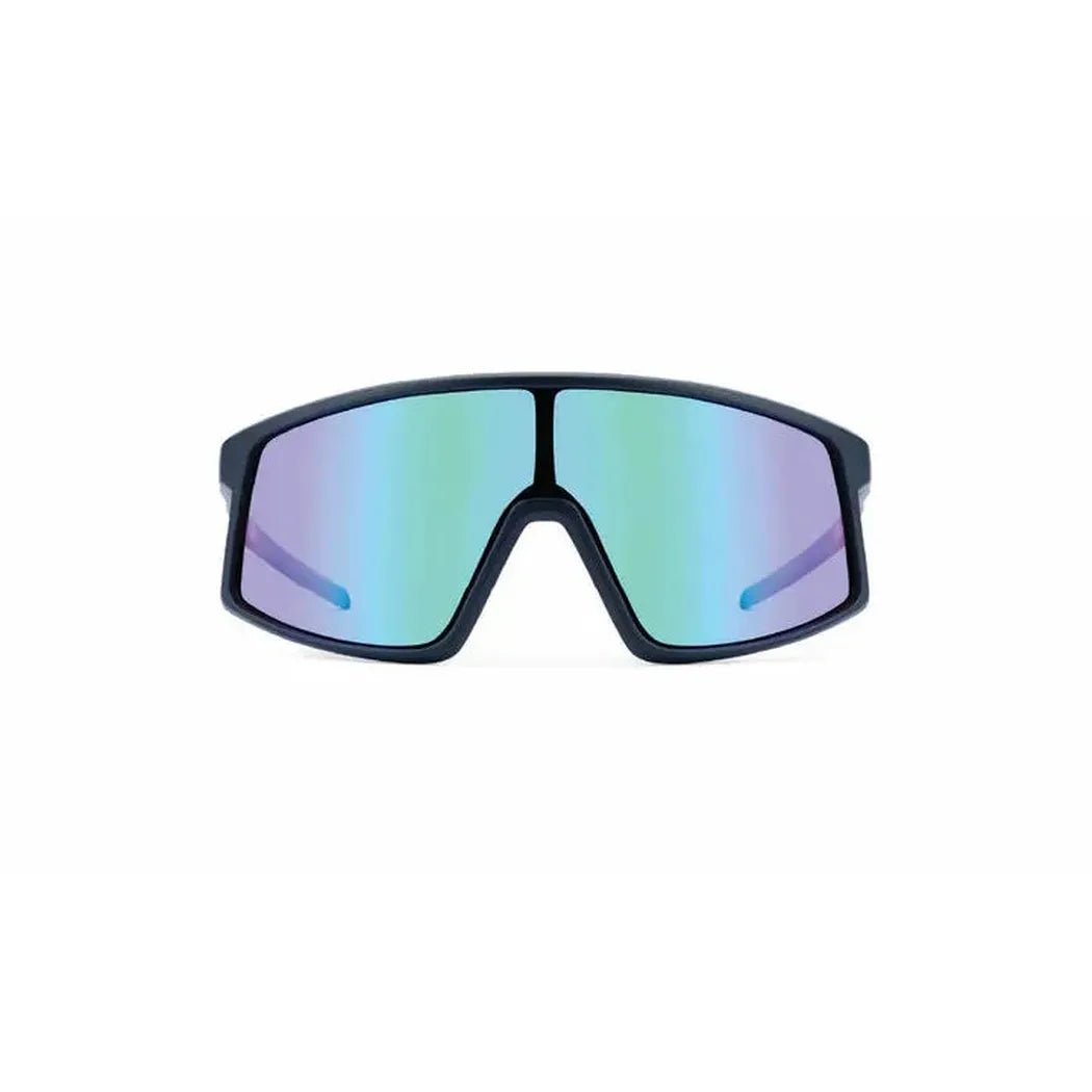 Optic Nerve Gravel Cat Matte Black w/ Polarized Smoke Lens Green Mirror-Accessories - Eyewear - Sunglasses-Appalachian Outfitters