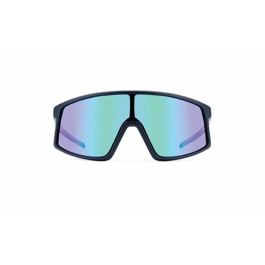 Optic Nerve Gravel Cat Matte Black w/ Polarized Smoke Lens Green Mirror-Accessories - Eyewear - Sunglasses-Appalachian Outfitters