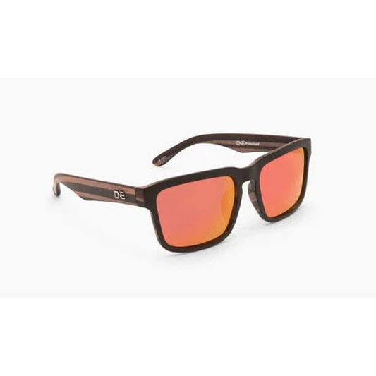 Optic Nerve Mashup-Accessories - Eyewear - Sunglasses-Black Wood-Smoke w/ Red Mirror-Appalachian Outfitters