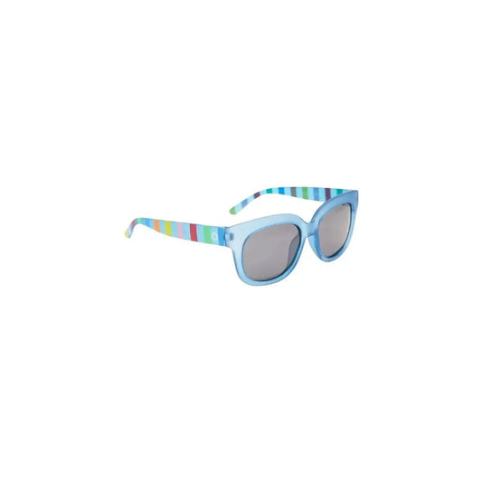 Optic Nerve Tart-Accessories - Eyewear - Sunglasses-Matte Crystal Blue/Stripes-Polarized Smoke Lens-Appalachian Outfitters
