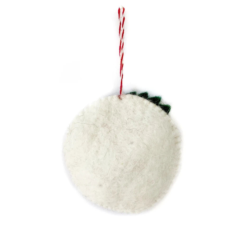 Ornaments 4 Orphans Car with Tree Felt Wool Christmas Ornament-Accessories - Novelty-Appalachian Outfitters