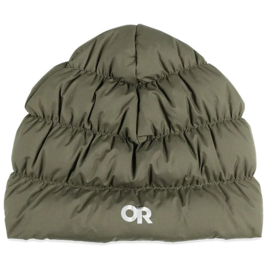 Outdoor Research Coldfront Down Beanie-Accessories - Hats - Unisex-Ranger Green-S-M-Appalachian Outfitters