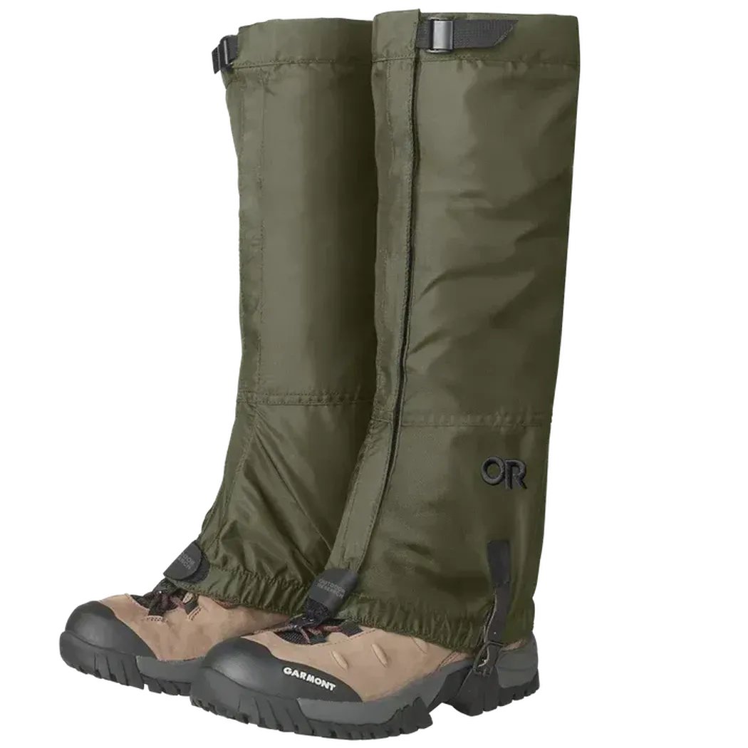 Outdoor Research Insect Shield Rocky Mountain High Gaiters-Accessories - Gaiters-Fatigue-S-Appalachian Outfitters