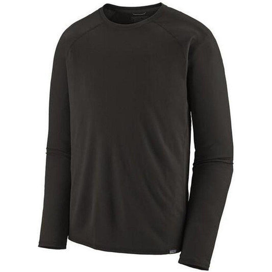 Patagonia Men's Capilene Midweight Crew-Men's - Clothing - Baselayer-Black-S-Appalachian Outfitters