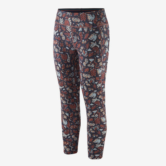 Patagonia Women's Cap Midweight Bottoms-Women's - Clothing - Baselayer-Across Oceans: Dulse Mauve-S-Appalachian Outfitters