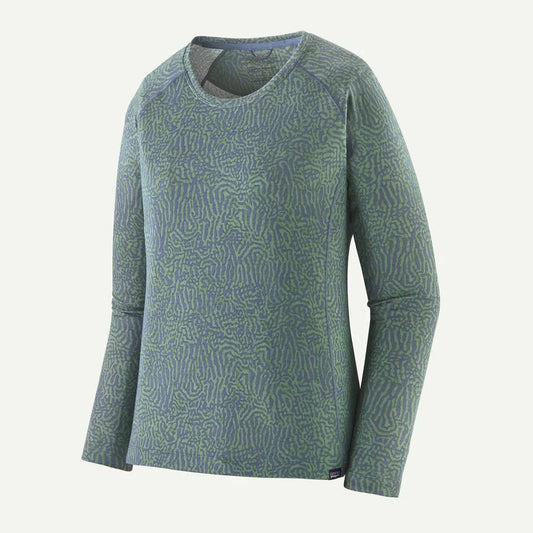 Patagonia Women's Capilene Midweight Crew-Women's - Clothing - Baselayer-Sea Run: Barnacle Blue-S-Appalachian Outfitters