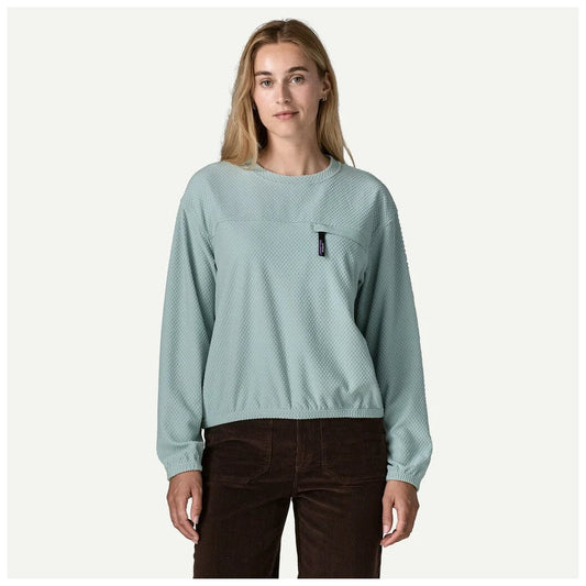Patagonia Womens Textured Fleece Crewneck-Women's - Clothing - Tops-Appalachian Outfitters
