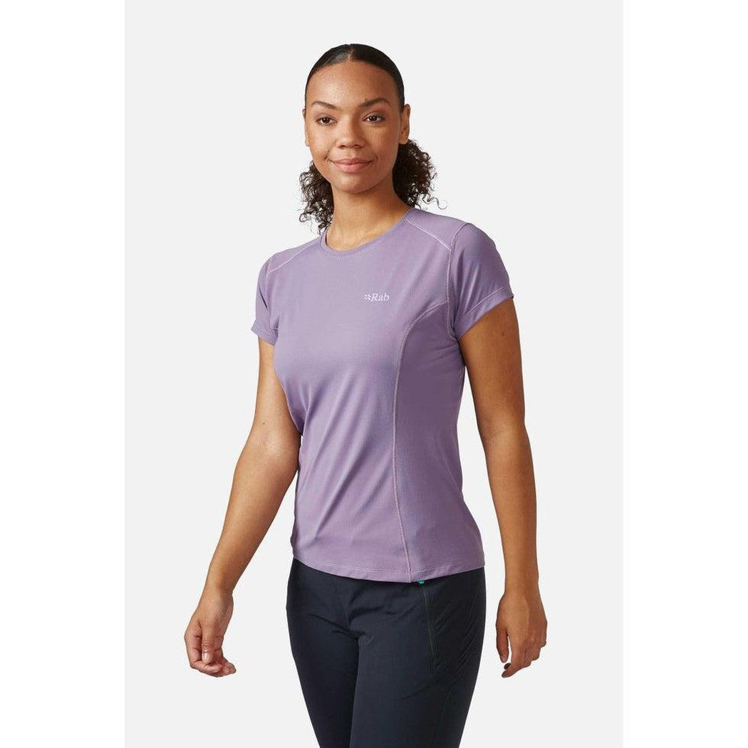 Rab Women's Force Tee-Women's - Clothing - Tops-Purple Sage-S-Appalachian Outfitters