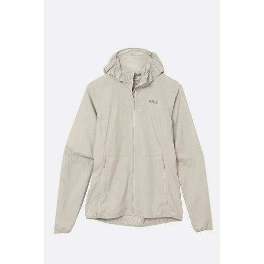 Rab Women's Windgather Hoody-Women's - Clothing - Jackets & Vests-Pebble-S-Appalachian Outfitters