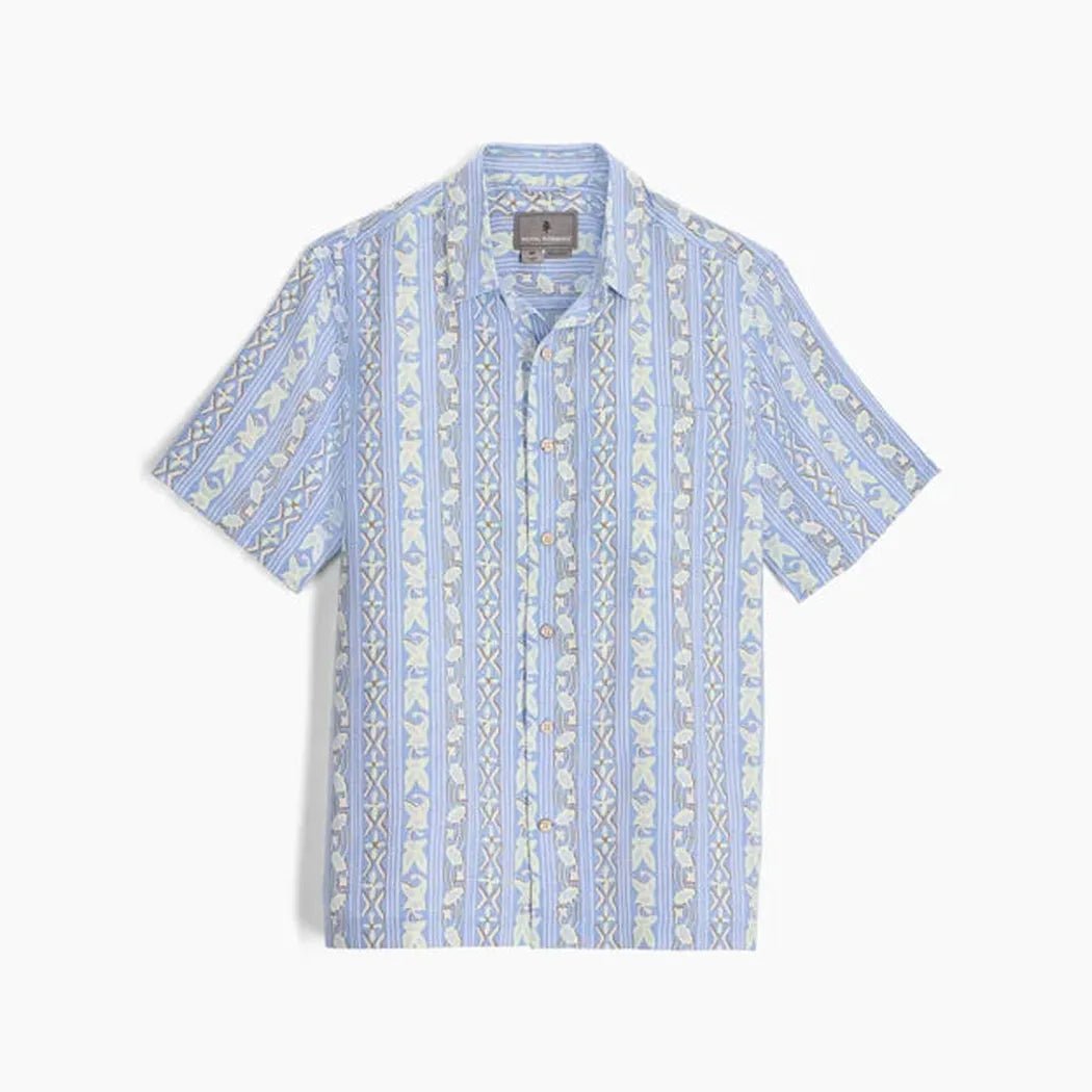 Royal Robbins Men's Camino Pucker Short Sleeve-Men's - Clothing - Tops-Freshwater Botanist Pt-M-Appalachian Outfitters