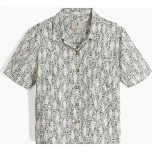 Royal Robbins Women's Camino Pucker Short Sleeve-Women's - Clothing - Tops-Sage Leaf Fish Pt-S-Appalachian Outfitters