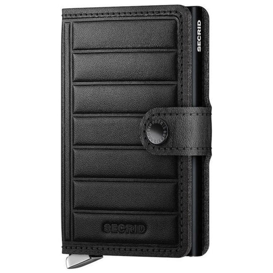 SECRID Mini Wallet - Emboss Lines-Accessories - Wallets-Black-Appalachian Outfitters
