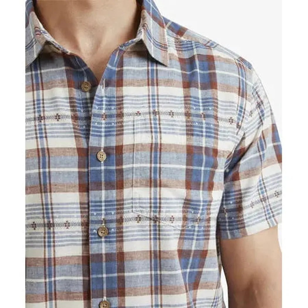 Sherpa Adventure Gear Men's Jampa Plaid Short Sleeve Shirt-Men's - Clothing - Tops-Appalachian Outfitters