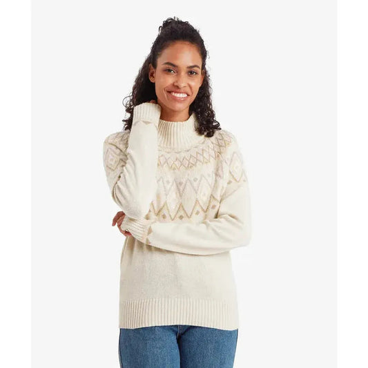 Sherpa Adventure Gear Samples - Women's Indu Mock Neck-Women's - Clothing - Tops-Ecru-S-Appalachian Outfitters