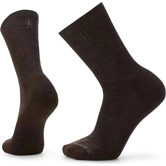 Smartwool Everyday Solid Rib Crew Socks-Accessories - Socks - Unisex-Chestnut-M-Appalachian Outfitters