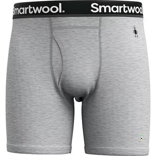 Smartwool Men's Merino Boxer Brief Boxed-Men's - Clothing - Underwear-Light Gray-M-Appalachian Outfitters