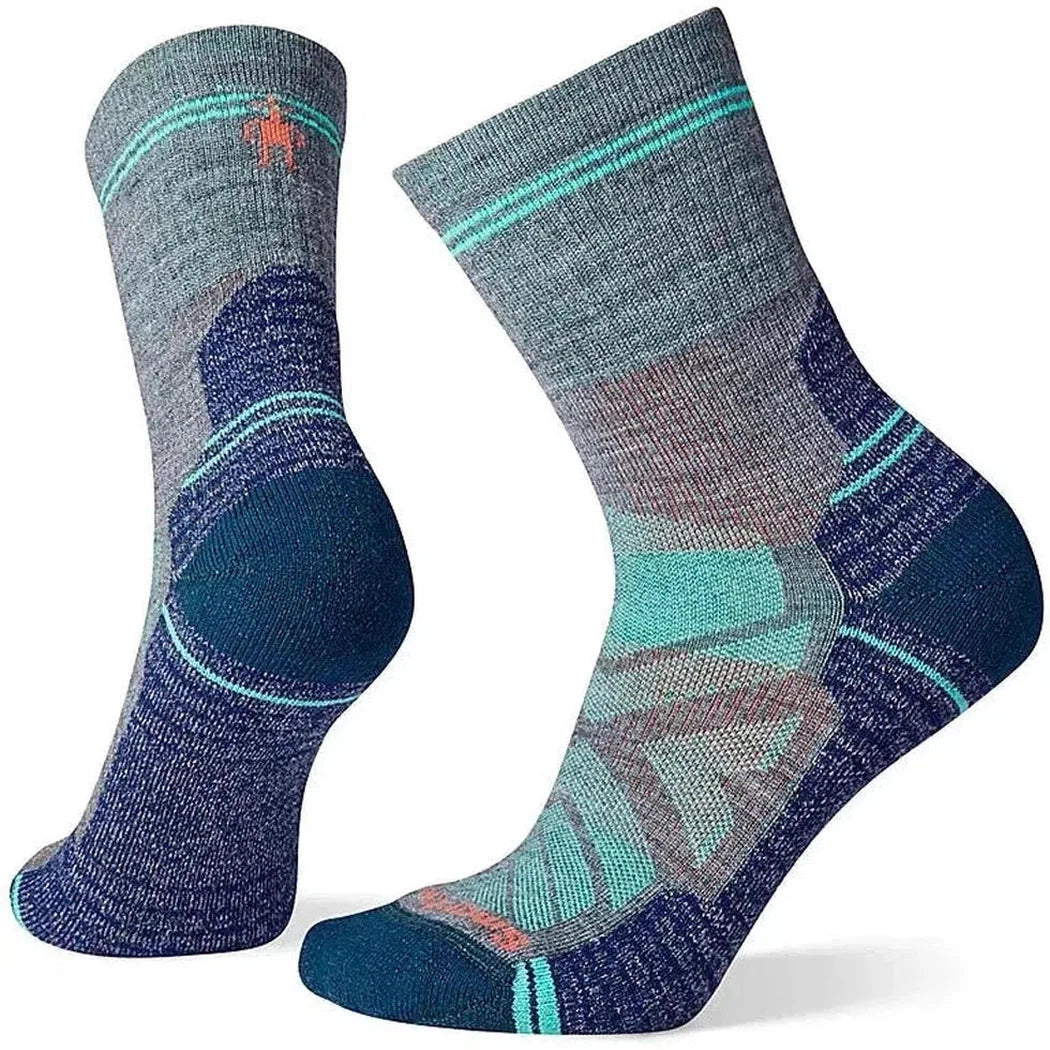 Smartwool Women's Hike Light Cushion Mid Crew Socks-Accessories - Socks - Women's-Medium Gray-S-Appalachian Outfitters