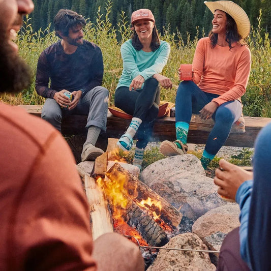 Smartwool Women's Hike Light Cushion Retro Floral Mid Crew Socks-Accessories - Socks - Women's-Appalachian Outfitters