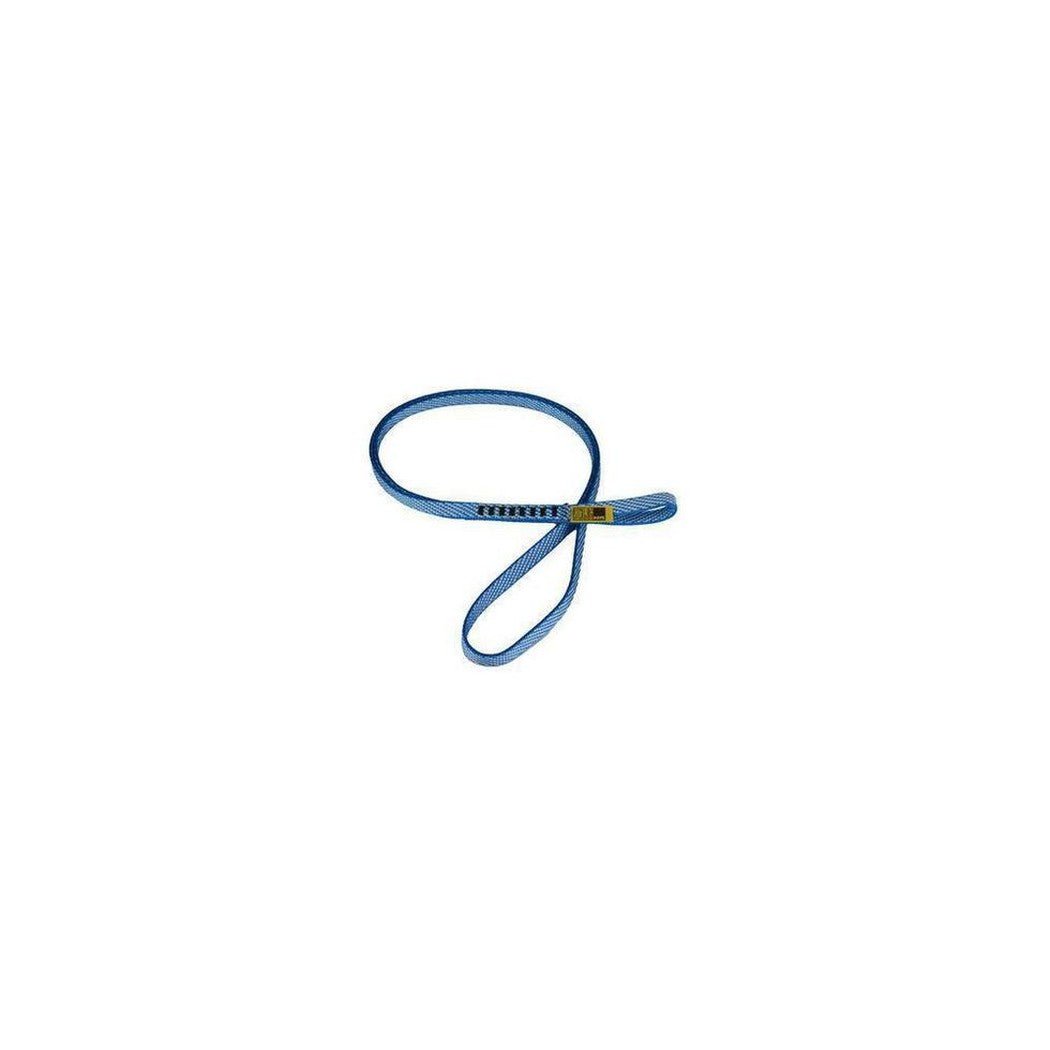 A black Sterling Rope Dyneema 12mm Sling shown from a top-down angle against a white background.