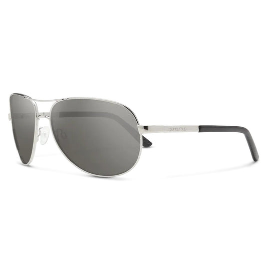 Suncloud Aviator-Accessories - Eyewear - Sunglasses-Silver-Polarized Gray-Appalachian Outfitters