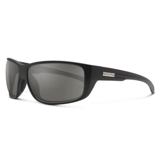 Suncloud Milestone-Accessories - Eyewear - Sunglasses-Matte Black-Polarized Gray-Appalachian Outfitters