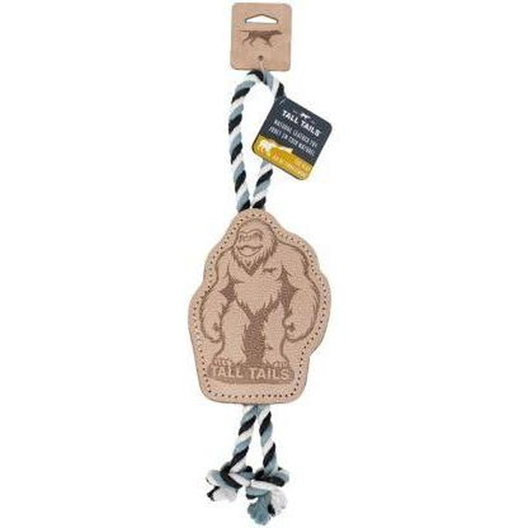 Tall Tails Natural Leather Big Foot Tug Dog Toy-Pets - Toys-Appalachian Outfitters