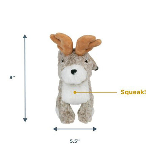 Tall Tails Plush Jackalope Twitchy Toy - 9"-Pets - Toys-Appalachian Outfitters