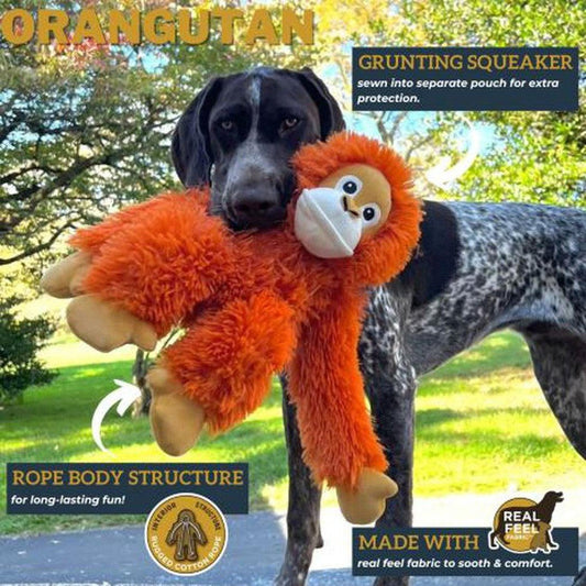 Tall Tails Rope Body Orangutan 14"-Pets - Toys-Appalachian Outfitters