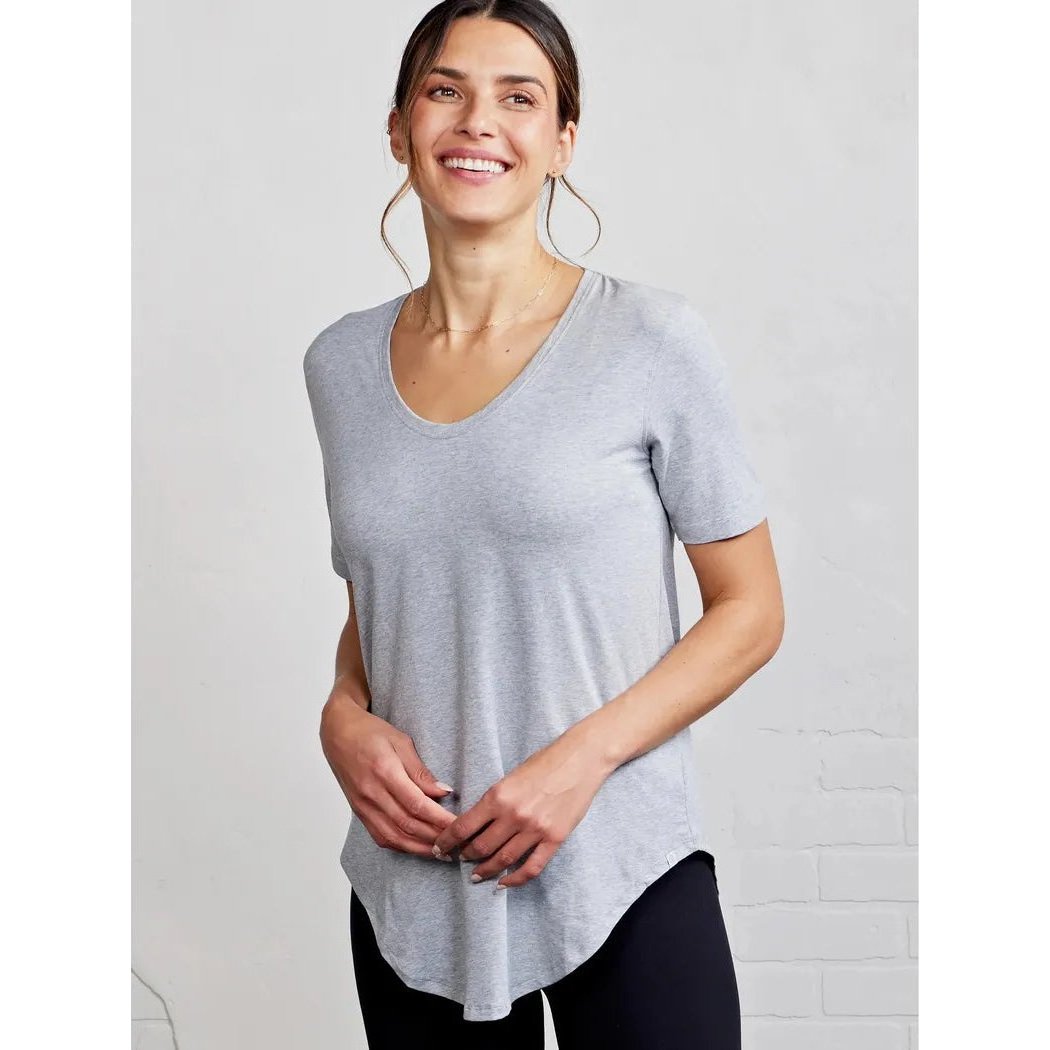 Tasc Women's Longline Tee-Women's - Clothing - Tops-Perfect Gray Heather-XS-Appalachian Outfitters