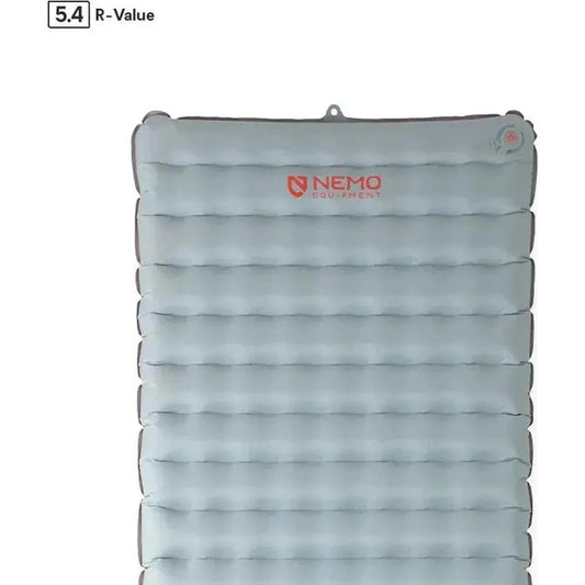 A front view of the NEMO Tensor All-Season Ultralight Insulated Sleeping Pad in Regular Wide against a white background.