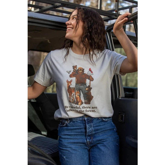 The Landmark Project Babes in the Forest Unisex Short Sleeve Tee-Unisex - Clothing - Tops-Appalachian Outfitters