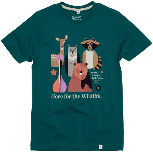 The Landmark Project Here for the Wildlife Unisex Tee-Unisex - Clothing - Tops-Verdant-XS-Appalachian Outfitters