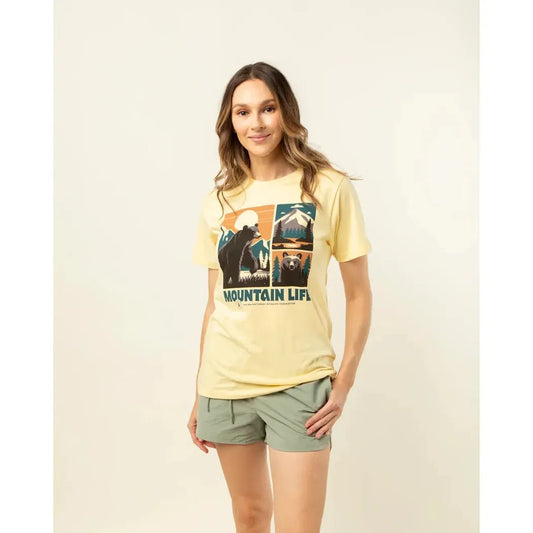 The Landmark Project Mountain Life Unisex Short Sleeve Tee-Unisex - Clothing - Tops-Appalachian Outfitters