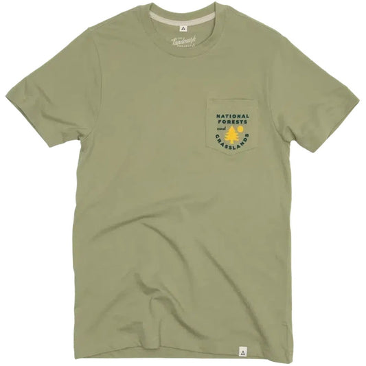 The Landmark Project National Forests and Grasslands Pocket Tee-Unisex - Clothing - Tops-Appalachian Outfitters