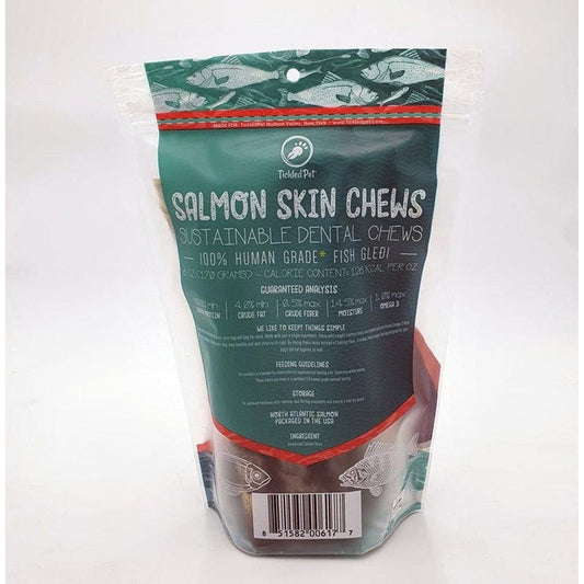 Tickled Pet Salmon Skin Rolls 6oz-Pets - Treats-Appalachian Outfitters