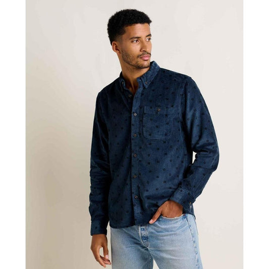 Toad & Co Men's Cassadia Long Sleeve Shirt-Men's - Clothing - Tops-Midnight Geo Print-M-Appalachian Outfitters
