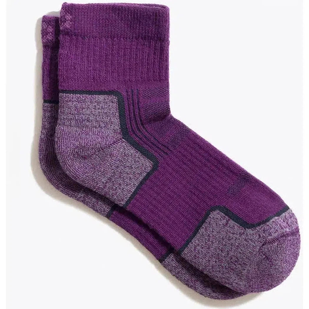Tough Cuties Eve The Original Ladies Light Weight Hiker Quarter-Accessories - Socks - Women's-Violet-S-Appalachian Outfitters