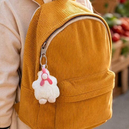 Warmies Chicken Keyring-Accessories - Novelty - Stuffed Animals-Appalachian Outfitters