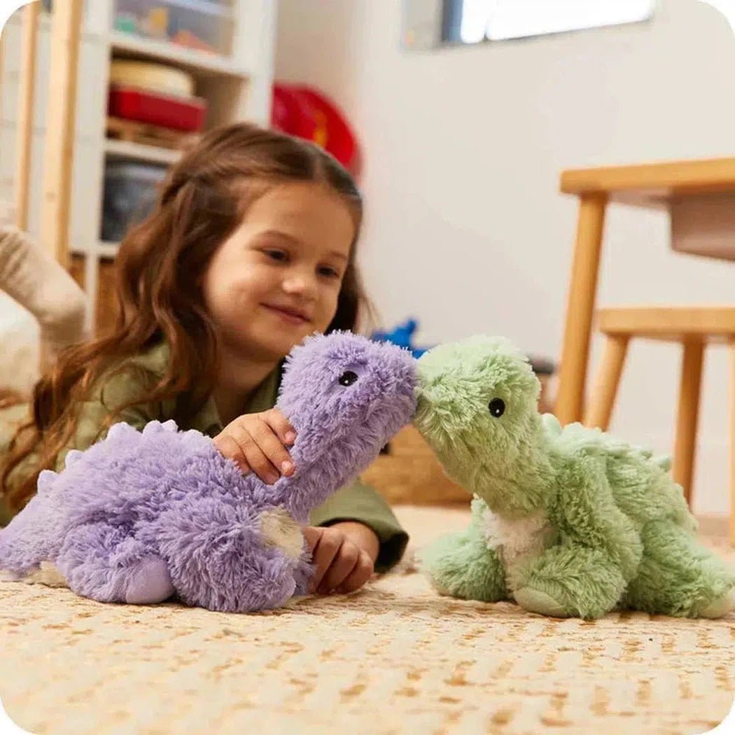 Warmies Purple Long Neck Dinosaur-Accessories - Novelty-Appalachian Outfitters