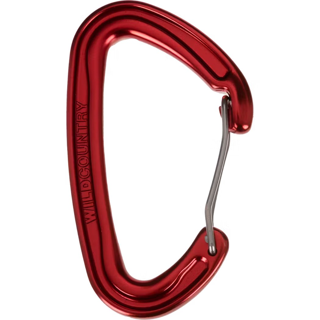 Wild Country Wildwire Carabiner-Climbing - Hardware - Carabiners-Red-Appalachian Outfitters