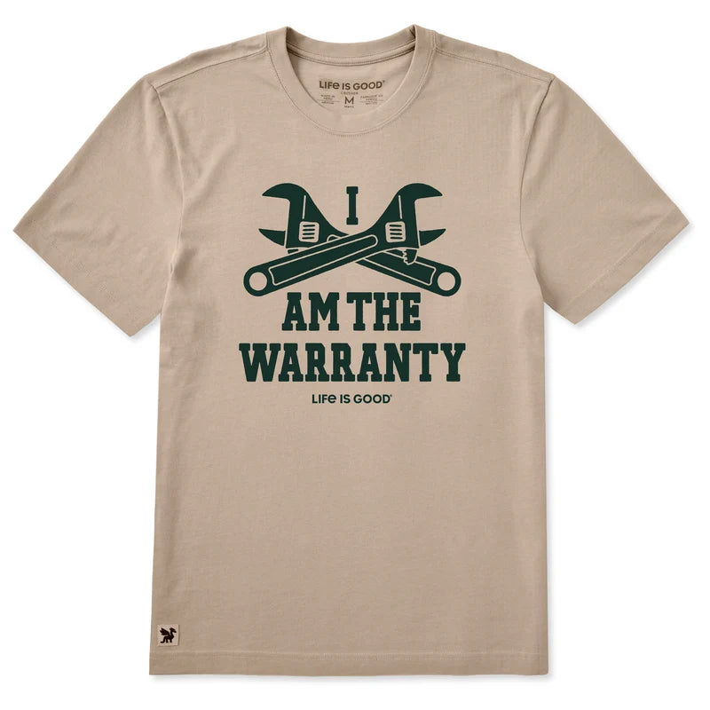 Life is Good Men's I am the Warranty Short Sleeve Crusher Tee