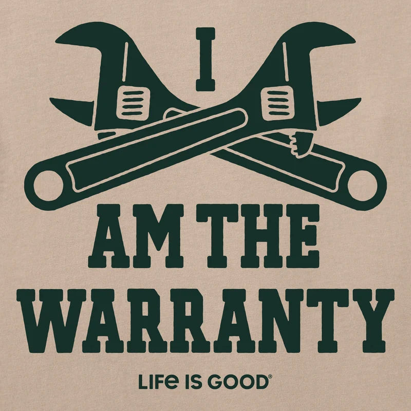 Life is Good Men's I am the Warranty Short Sleeve Crusher Tee