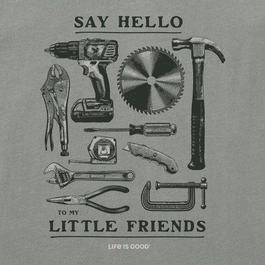 Life is Good Men's Little Friends Tools Short Sleeve Crusher Tee