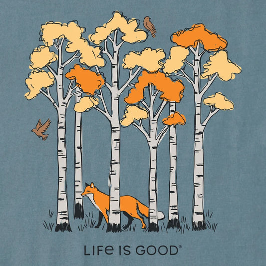 Life is Good Women's Among the Aspens Short Sleeve Crusher Tee