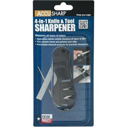 AccuSharp 4-in-1 Knife & Tool Sharpener-Camping - Accessories - Knife & Axe Accessories-Appalachian Outfitters