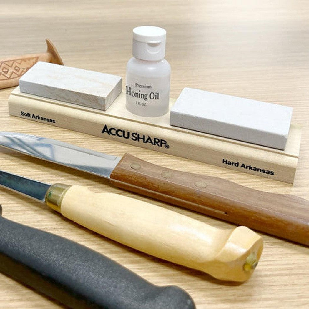 AccuSharp Arkansas Whetstone Combo Kit-Camping - Accessories - Knife & Axe Accessories-Appalachian Outfitters