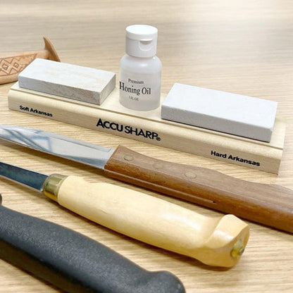 AccuSharp Arkansas Whetstone Combo Kit-Camping - Accessories - Knife & Axe Accessories-Appalachian Outfitters